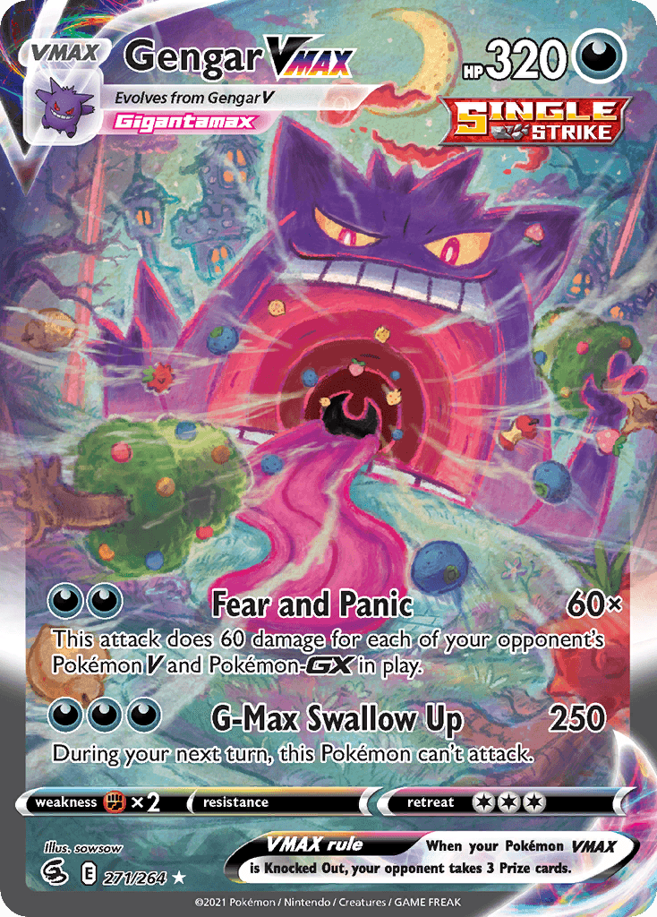 Gengar VMAX · Fusion Strike 2021